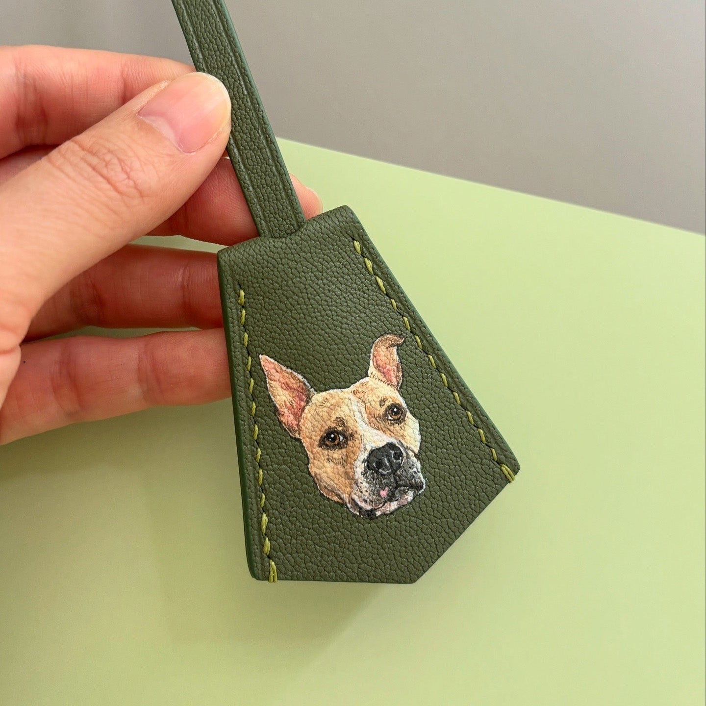 Chèvre pet bag charm_Colors
