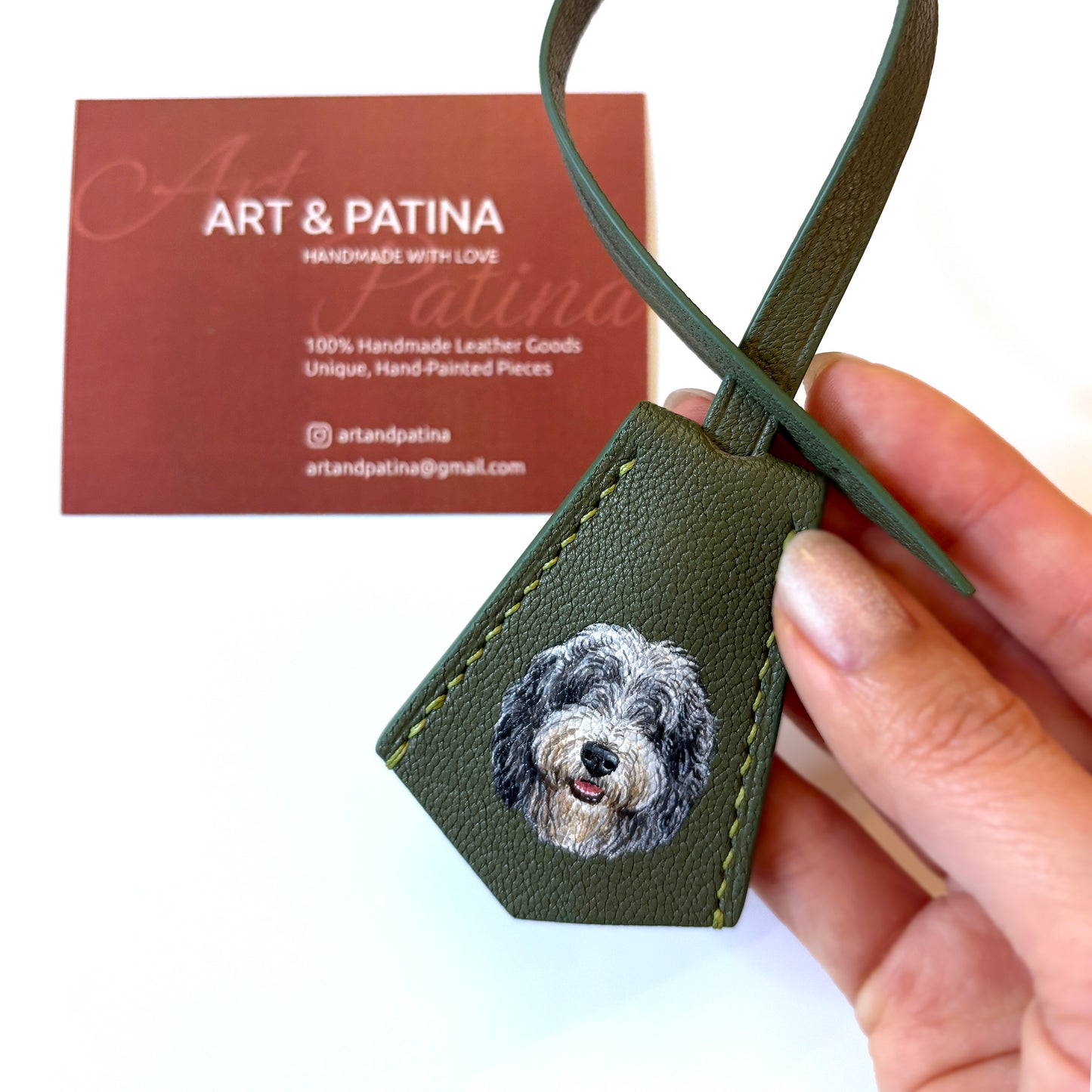 Chèvre pet bag charm_Colors