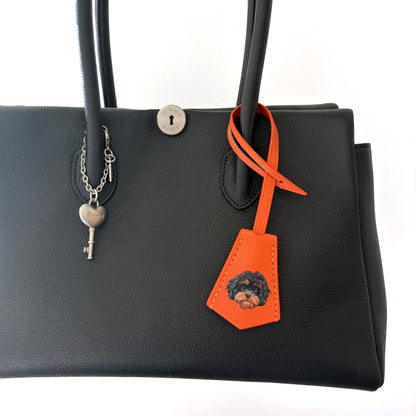 Chèvre pet bag charm_Colors