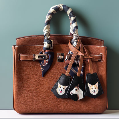 Chèvre pet bag charm